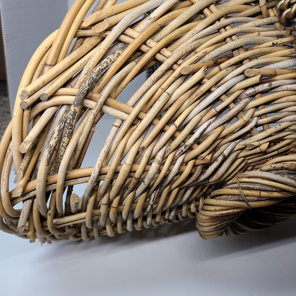 Vintage Maitland - Smith Reed Glass Wrought Iron Basket Floral - Picture 10 of 16